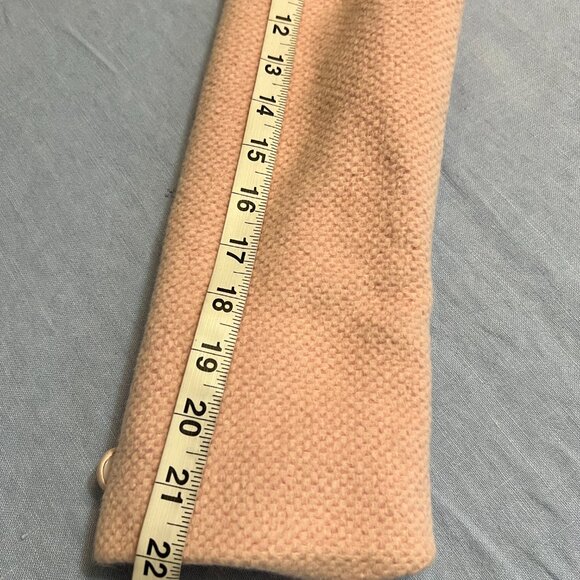 Luxe Arden B. Women's Pea Coat Double Breasted Pink Wool Blend Size Medium - Picture 8 of 11